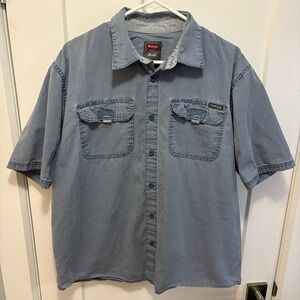 Wrangler Men's Denim Blue Casual Shirt